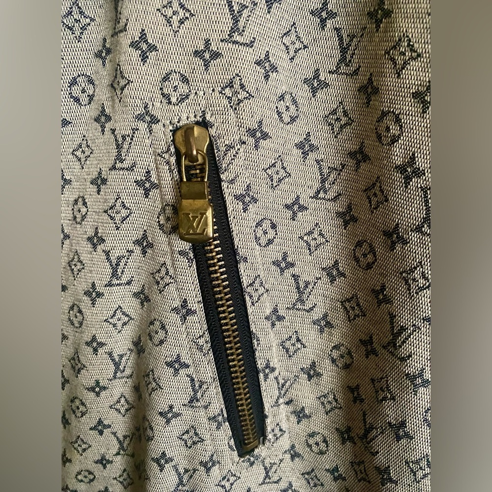Louis Vuitton Monogram vintage Jacket in Black and Cream - Picture 9 of 13